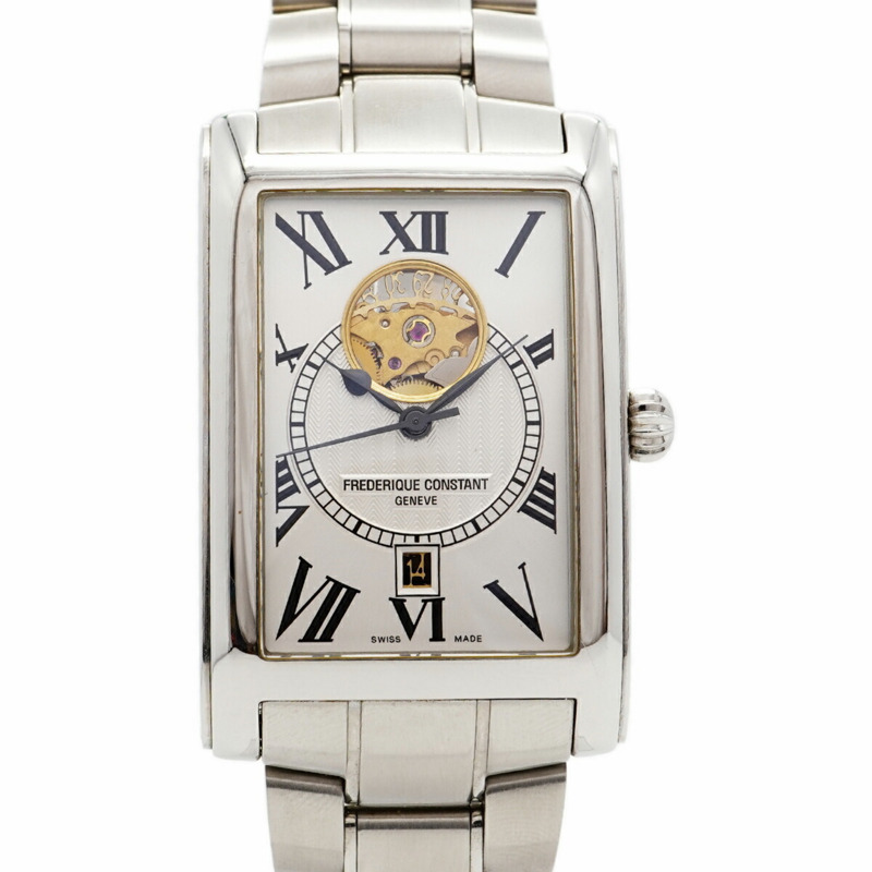 康斯登 Cale Heartbeat FC-303 310 315X4C4 5 6 銀色錶盤男士腕錶-0