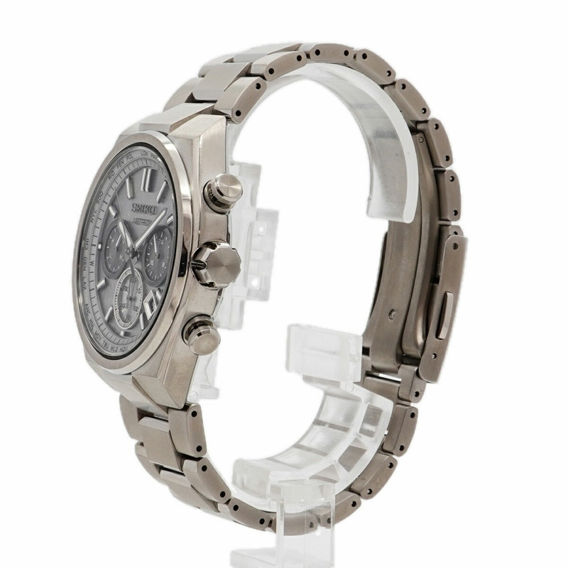 精工 Astron SBXY095 8B92-0BE0 銀色錶盤男士腕錶-2