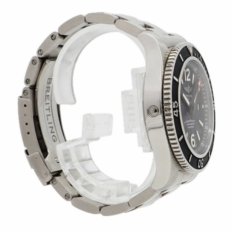 百年靈超級海洋44 A17367 黑色錶盤男士腕錶-3