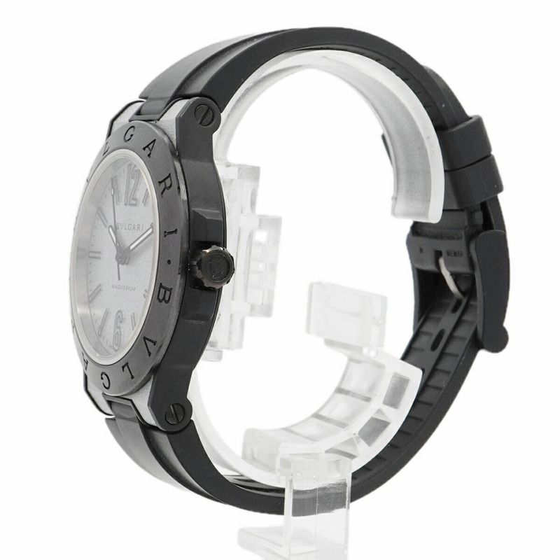 寶格麗 Diagono 鎂合金 DG41SMC 銀色錶盤男士腕錶-2