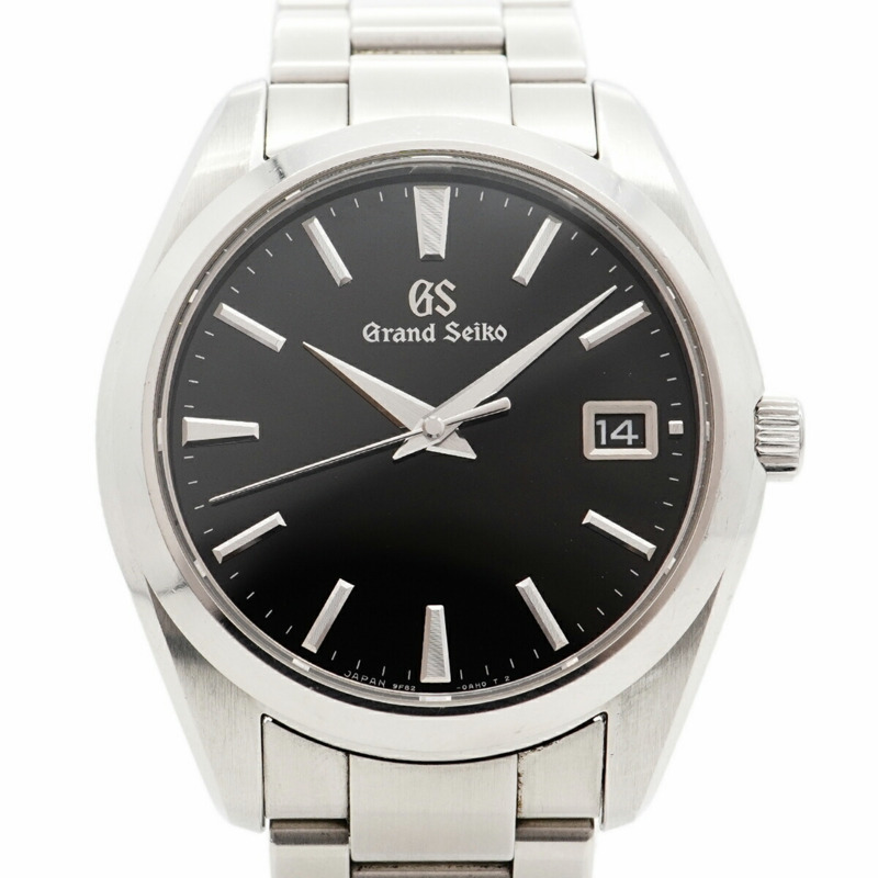 精工 Grand SBGV223 9F82-0AF0 黑色錶盤男士腕錶-0