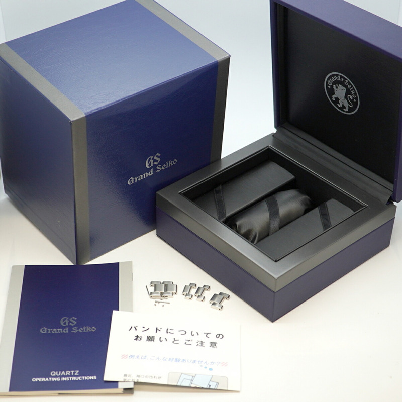 精工 Grand SBGV223 9F82-0AF0 黑色錶盤男士腕錶-1