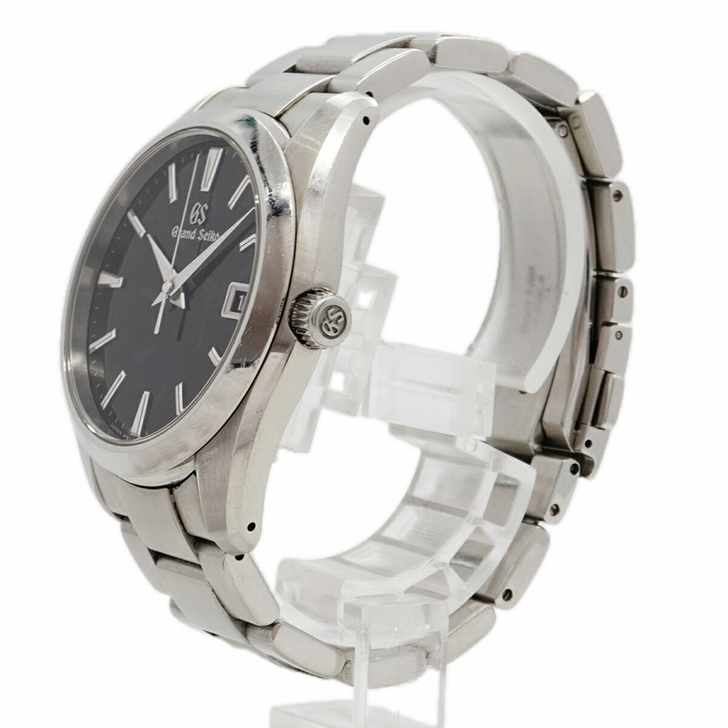 精工 Grand SBGV223 9F82-0AF0 黑色錶盤男士腕錶-2