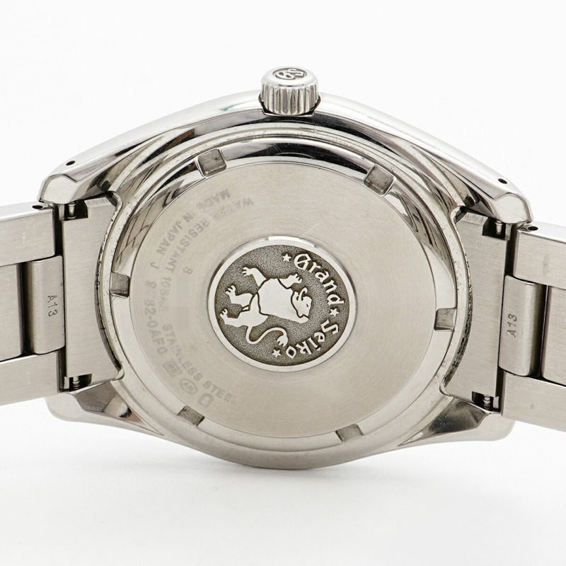 精工 Grand SBGV223 9F82-0AF0 黑色錶盤男士腕錶-5