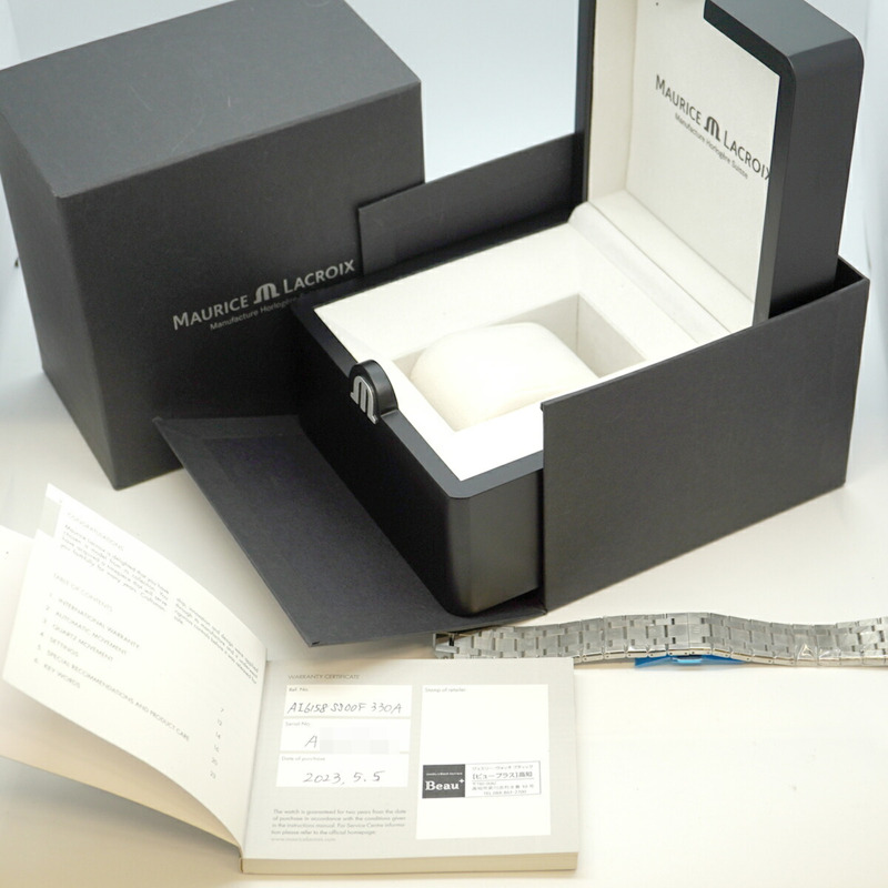 Maurice Lacroix Aikon Venturer GMT AI6158 黑色錶盤男士腕錶-1