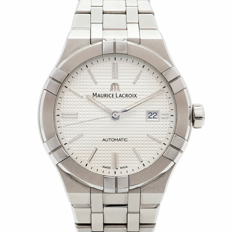 Maurice Lacroix Aicon AI6008 銀色錶盤男士腕錶-0