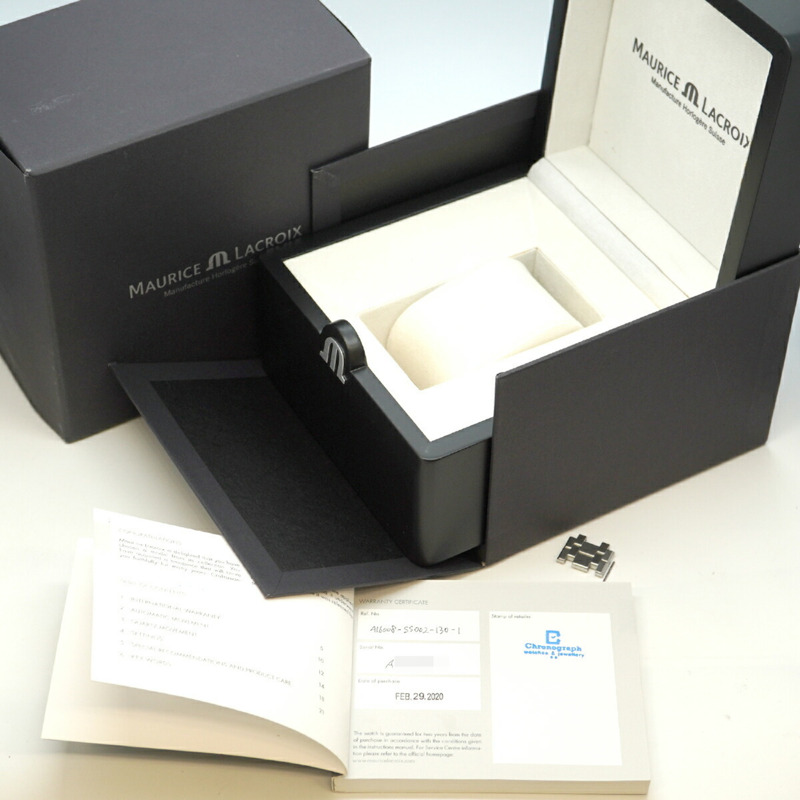 Maurice Lacroix Aicon AI6008 銀色錶盤男士腕錶-1