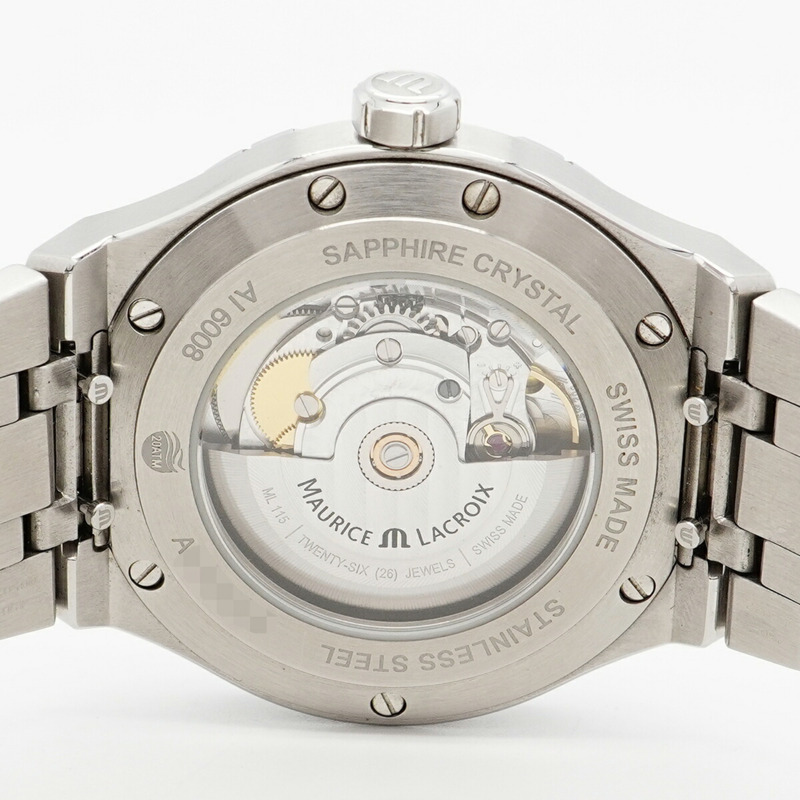 Maurice Lacroix Aicon AI6008 銀色錶盤男士腕錶-5