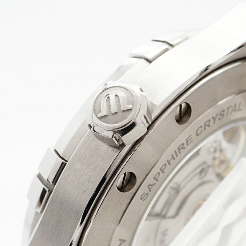 Maurice Lacroix Aicon AI6008 銀色錶盤男士腕錶-9