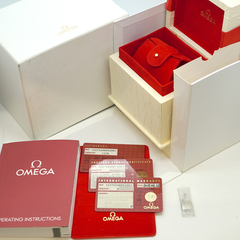 歐米茄星座系列 123.15.24.60.52.001 銀色錶盤女錶-1