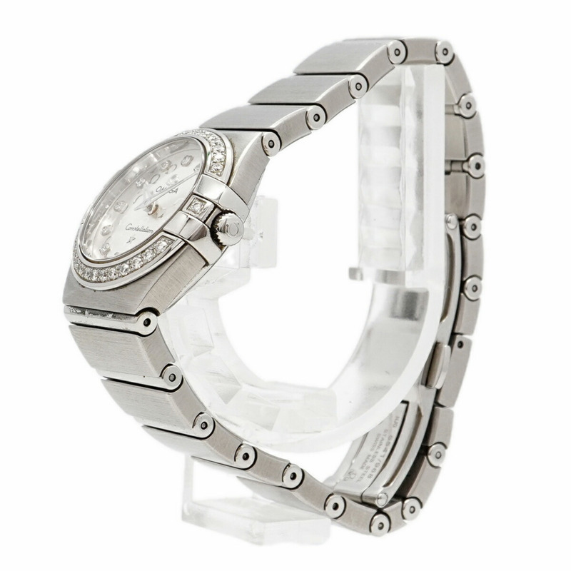 歐米茄星座系列 123.15.24.60.52.001 銀色錶盤女錶-2