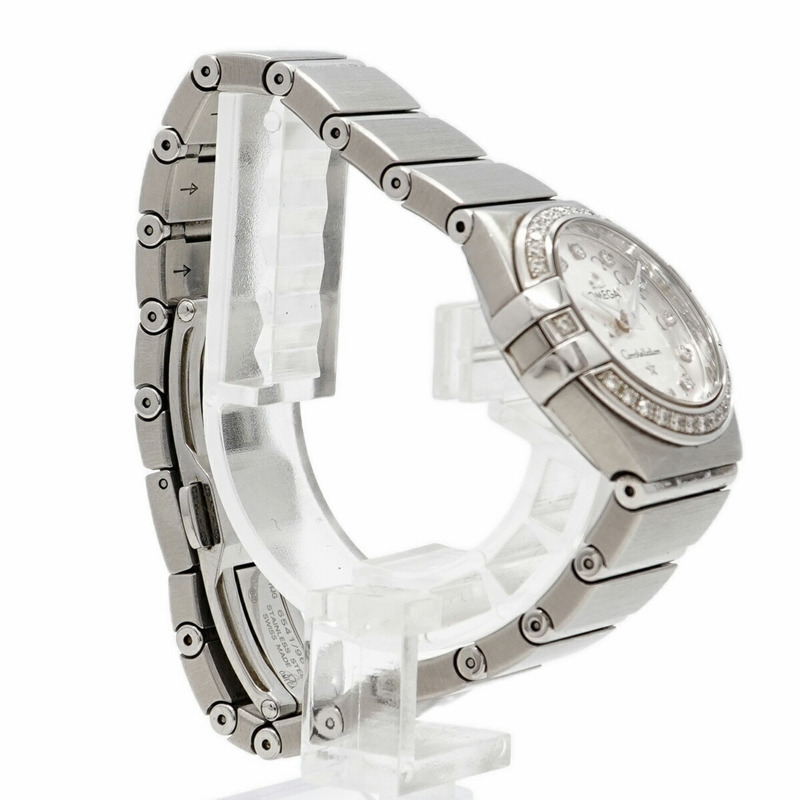 歐米茄星座系列 123.15.24.60.52.001 銀色錶盤女錶-3