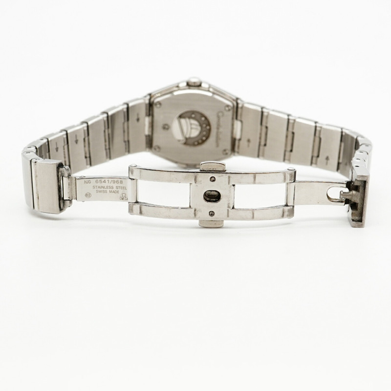 歐米茄星座系列 123.15.24.60.52.001 銀色錶盤女錶-4