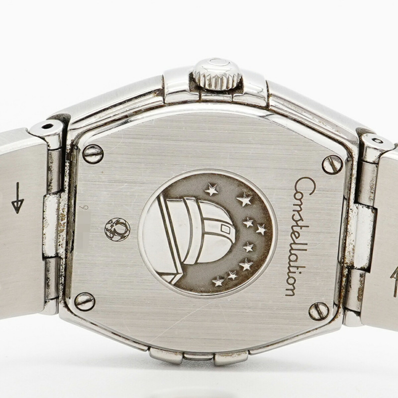 歐米茄星座系列 123.15.24.60.52.001 銀色錶盤女錶-5