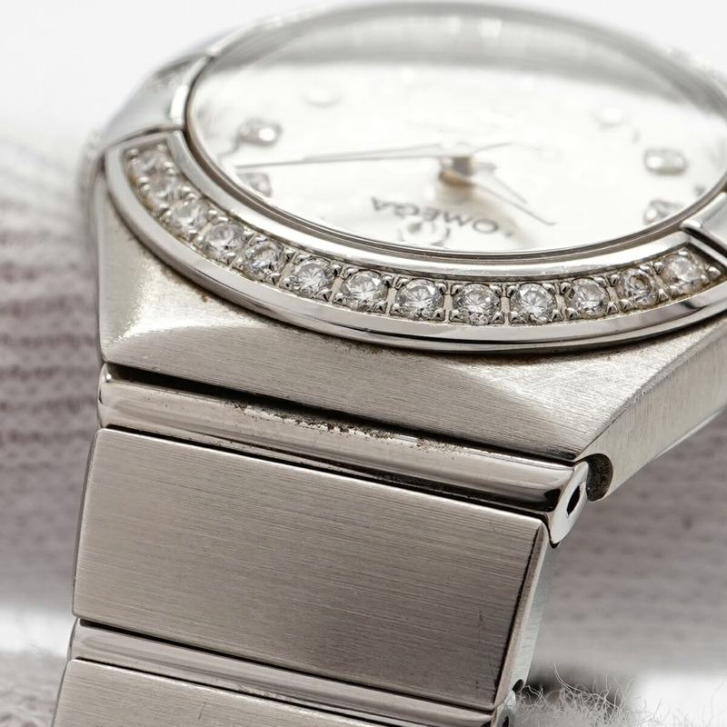 歐米茄星座系列 123.15.24.60.52.001 銀色錶盤女錶-7