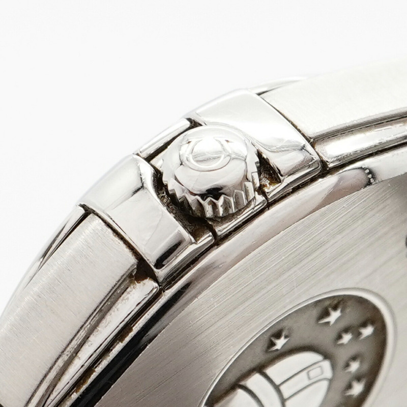 歐米茄星座系列 123.15.24.60.52.001 銀色錶盤女錶-9