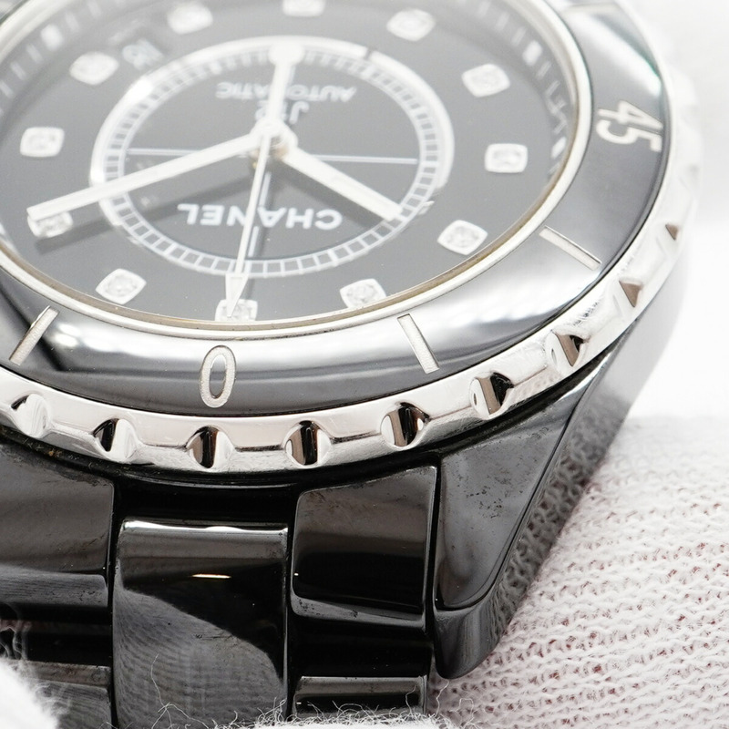 香奈兒 J12 H1626 黑色錶盤男士腕錶-7