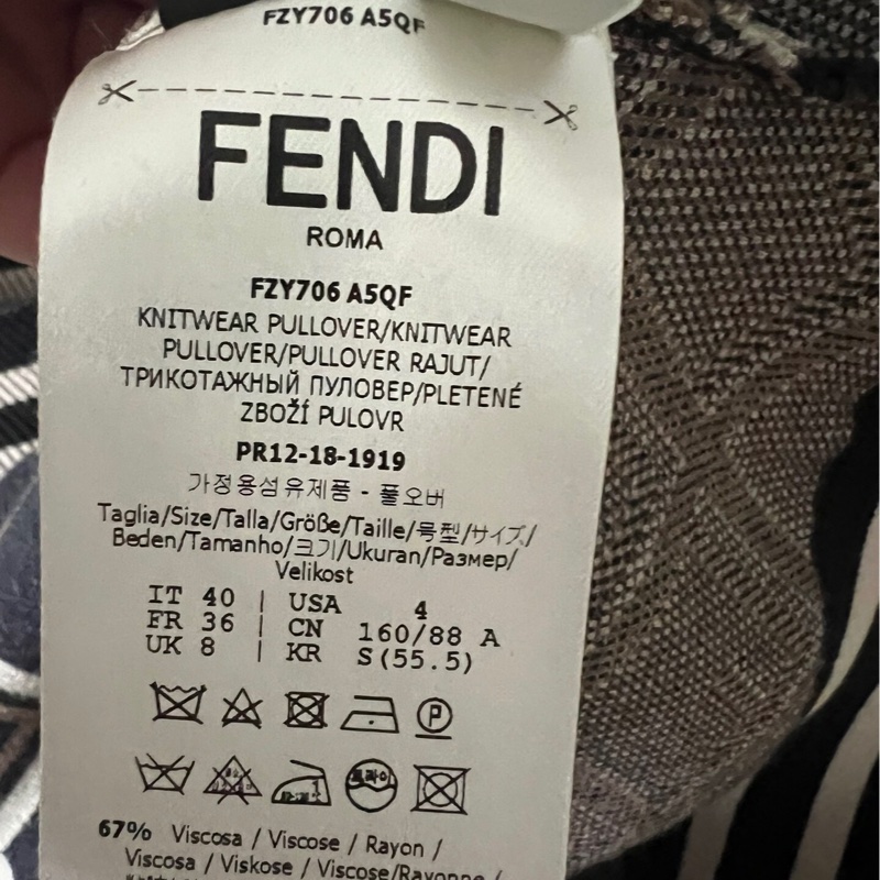 FENDI羊絨衫40碼-4