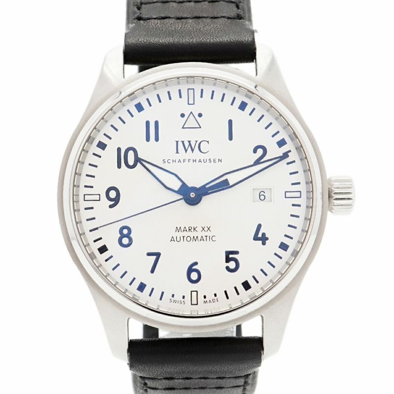 IWC 沙夫豪森飛行員 Mark XX IW328207 銀色錶盤男士手錶-0
