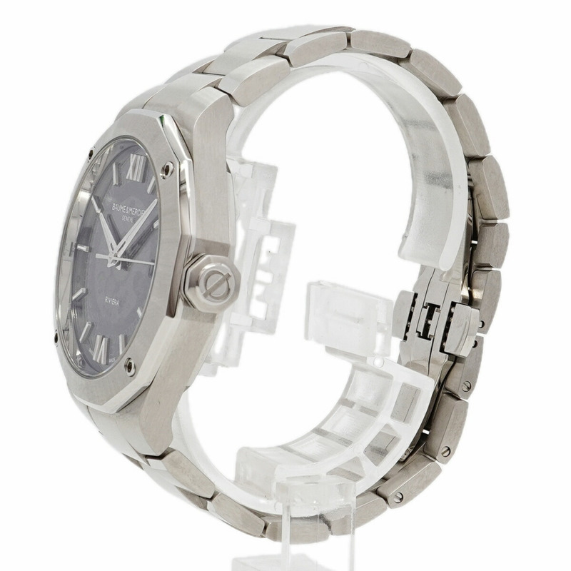 Baume & Mercier Biella Baumatic M0A10715 男士腕錶，灰色錶盤-2