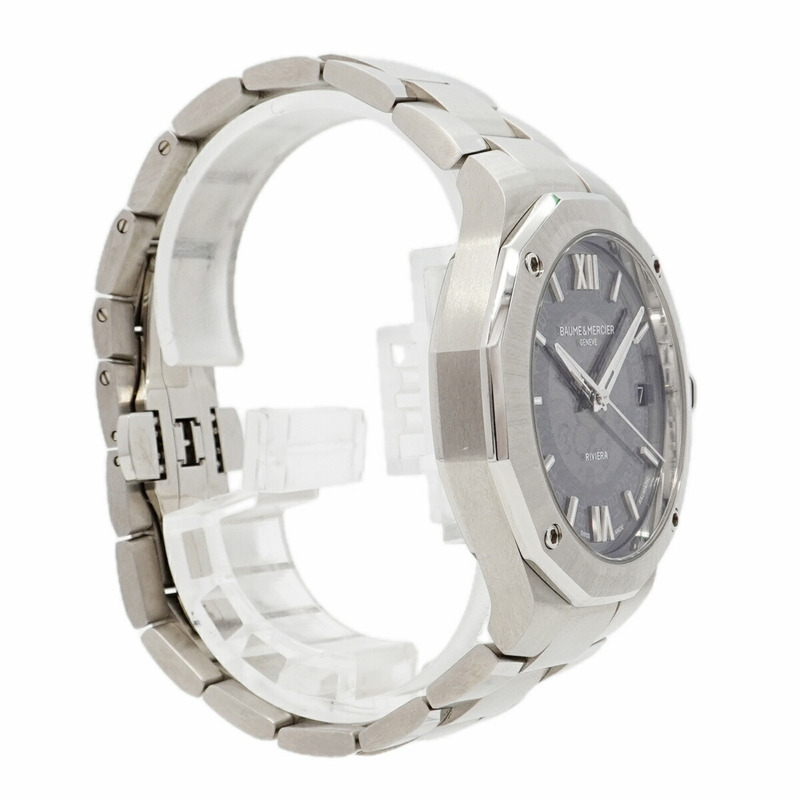 Baume & Mercier Biella Baumatic M0A10715 男士腕錶，灰色錶盤-3