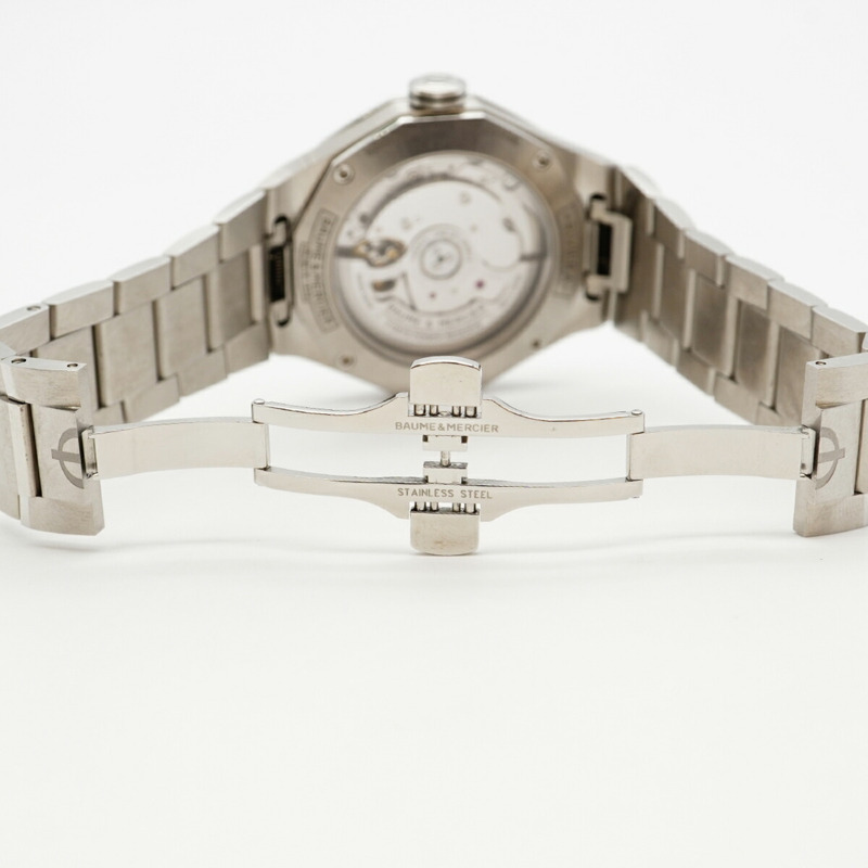 Baume & Mercier Biella Baumatic M0A10715 男士腕錶，灰色錶盤-4