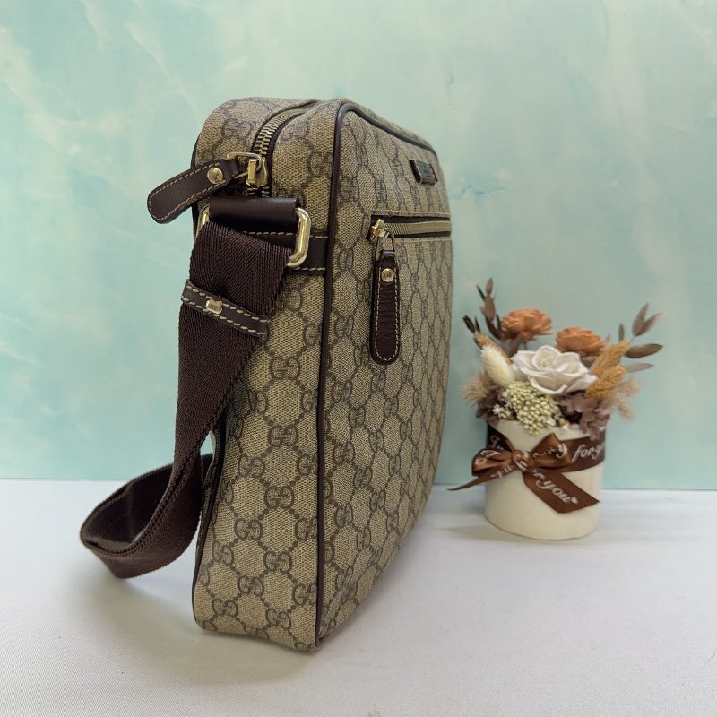 GUCCI GG Supreme 斜背包-3