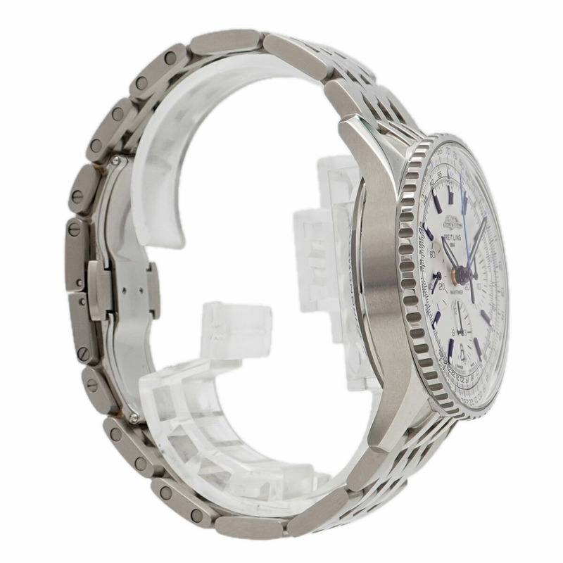 百年靈 Navitimer AB0139 銀色錶盤男士腕錶-3