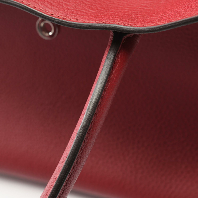 HERMES Birkin 30 手提包 A Togo 皮革 Rouge grenat 二手 SHW-8