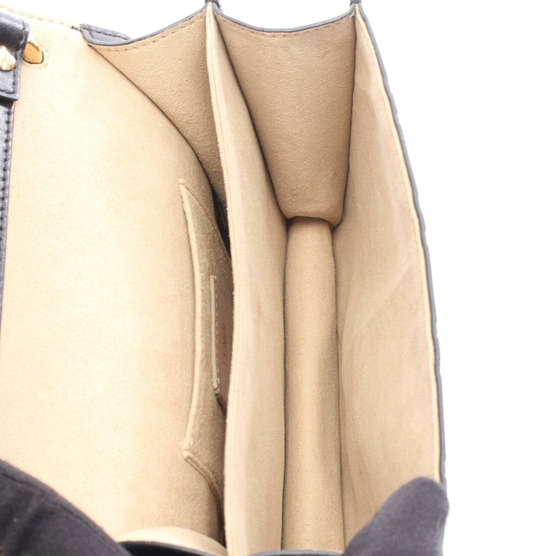 FENDI Zucca Can You 鏈條單肩包,棕色/黑色皮革,二手女款-2