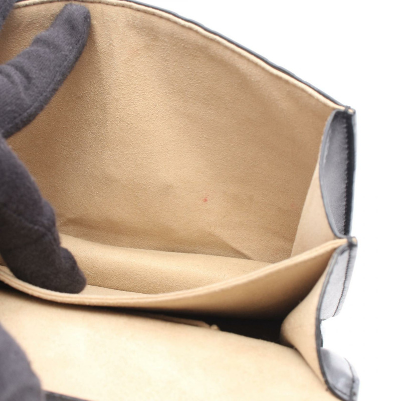 FENDI Zucca Can You 鏈條單肩包,棕色/黑色皮革,二手女款-5