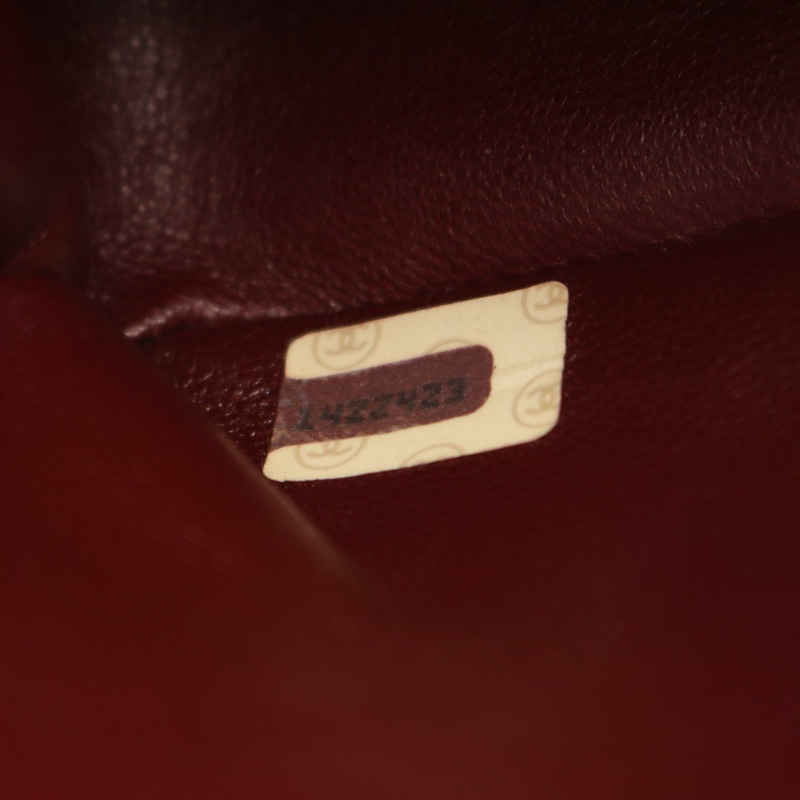 香奈兒 (CHANEL) 迷你絎縫 20 斜背鏈條包 A01163 羊皮 黑色 金色五金-4