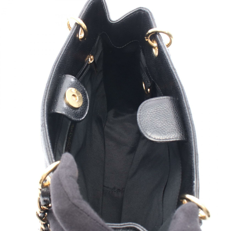 香奈兒 (CHANEL) Matelasse PST 鏈條手提包 A20994 小牛皮 黑色 GHW 二手 女士 CC-2