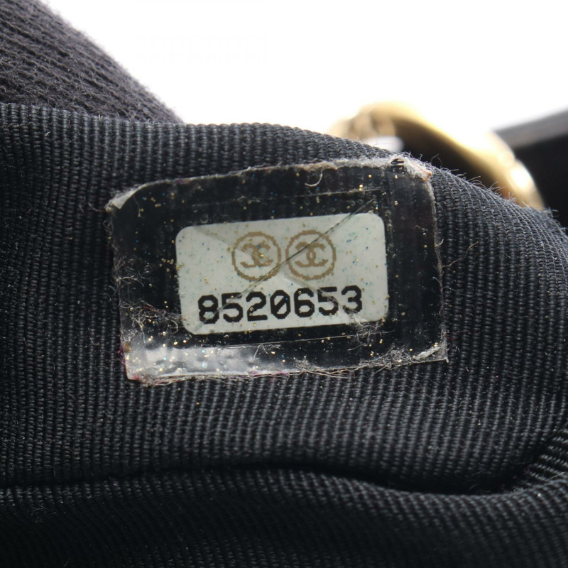 香奈兒 (CHANEL) Matelasse PST 鏈條手提包 A20994 小牛皮 黑色 GHW 二手 女士 CC-4