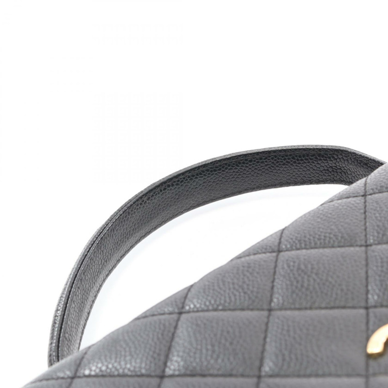 香奈兒 Matelasse 手提包 A12397 小牛皮 黑色 二手 金五金-7