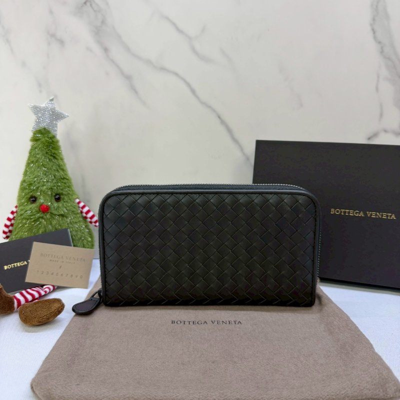 BV 經典編織皮革長夾-0