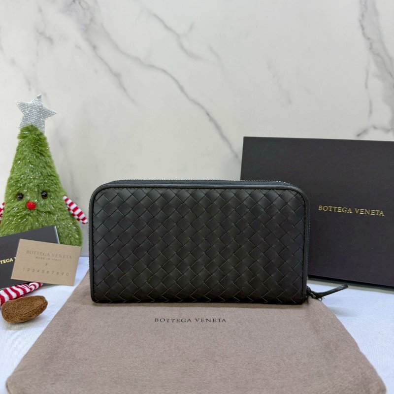 BV 經典編織皮革長夾-1