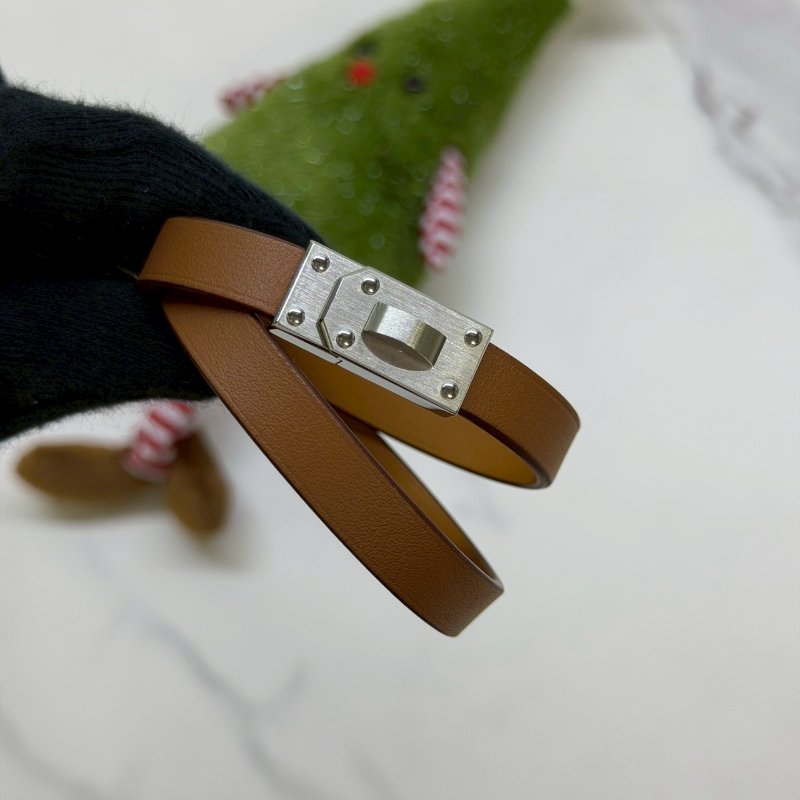 HERMES Kelly Men雙圈手環-2