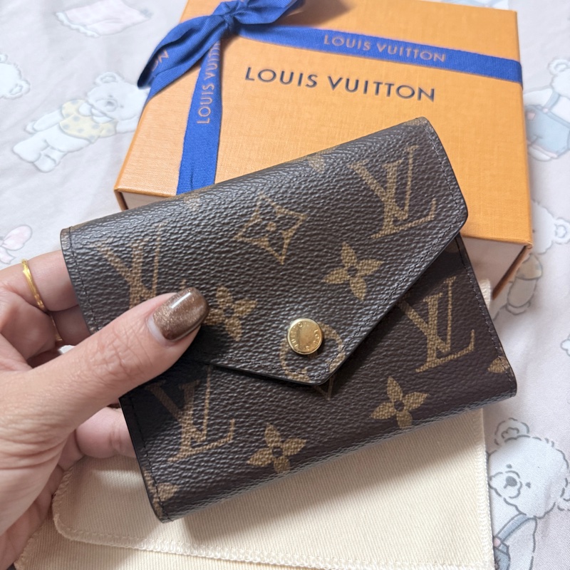 LV經典老花短夾-0