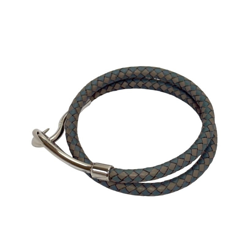 HERMES Jumbo H 織皮 雙圈手帶-6