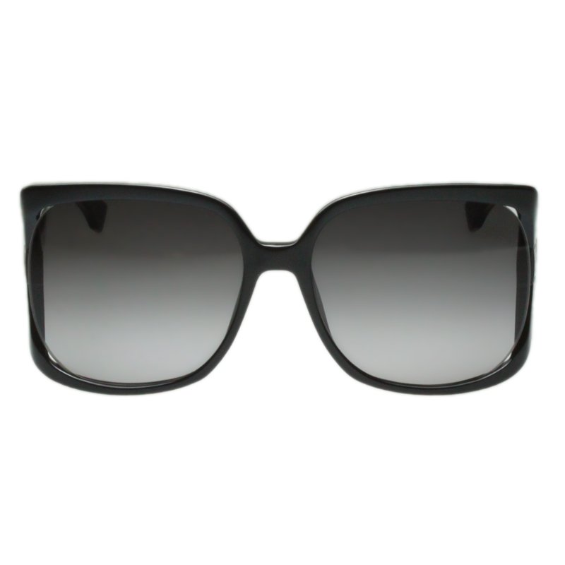 FENDI 時尚太陽眼鏡 (方框黑色)-2