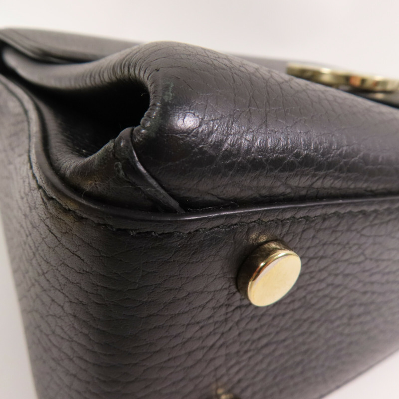 GUCCI 牛皮皮革Interlocking G Chain金扣手挽肩背兩用袋-6