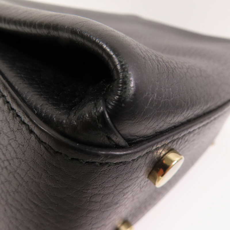 GUCCI 牛皮皮革Interlocking G Chain金扣手挽肩背兩用袋-9