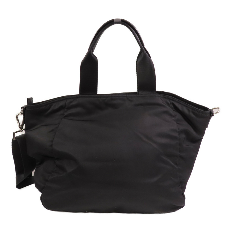 PRADA 尼龍2Way Shoulder Bag銀扣手挽肩背兩用袋-1