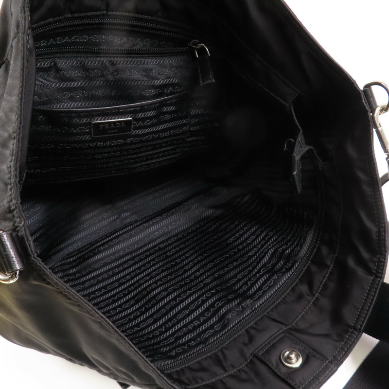 PRADA 尼龍2Way Shoulder Bag銀扣手挽肩背兩用袋-14