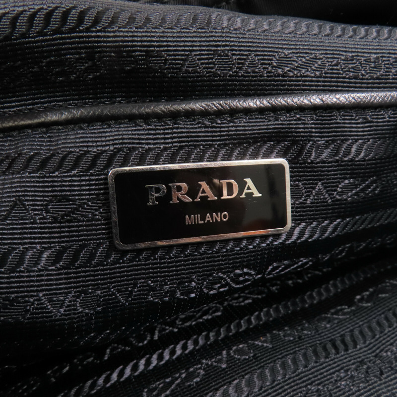 PRADA 尼龍2Way Shoulder Bag銀扣手挽肩背兩用袋-16