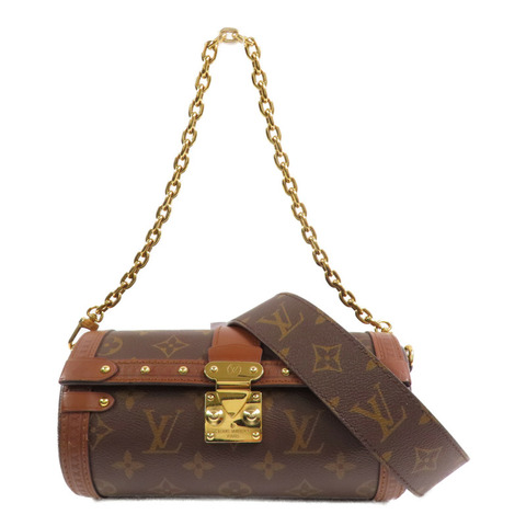 LOUIS VUITTON Monogram Papillon Trunk金扣手挽肩背兩用袋