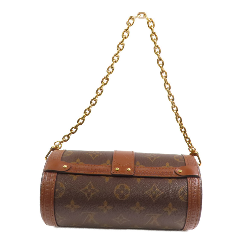 LOUIS VUITTON Monogram Papillon Trunk金扣手挽肩背兩用袋-1
