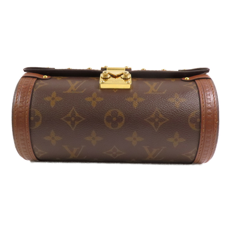 LOUIS VUITTON Monogram Papillon Trunk金扣手挽肩背兩用袋-3