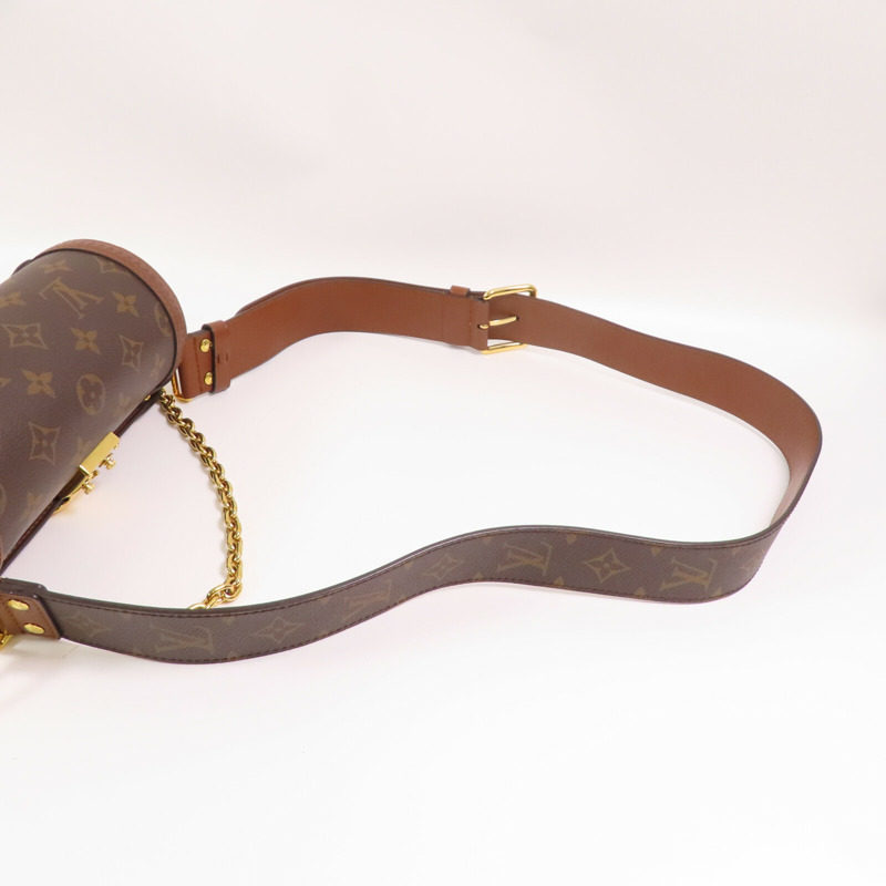 LOUIS VUITTON Monogram Papillon Trunk金扣手挽肩背兩用袋-4